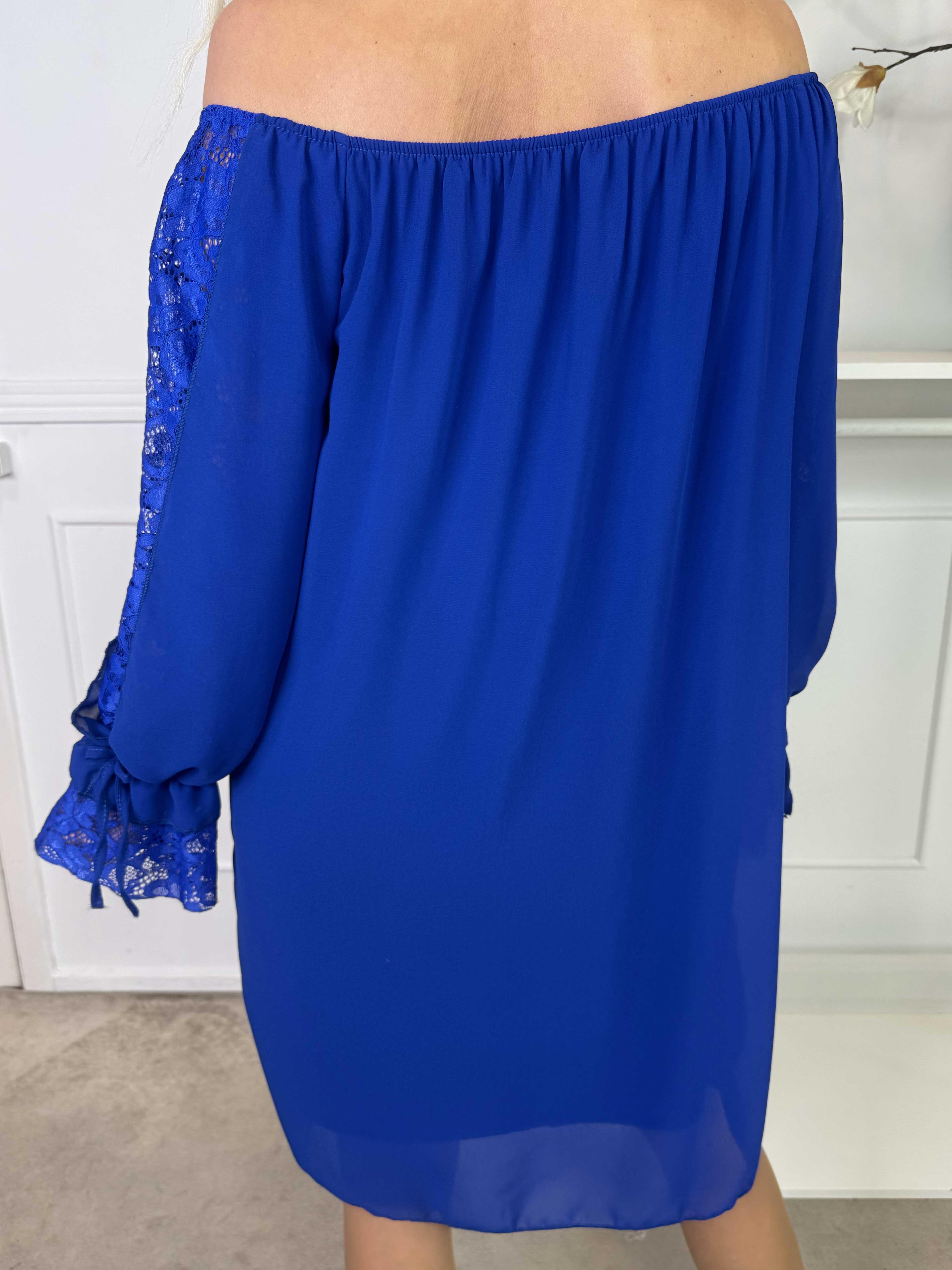 Lupita - Tunikaklänning med ärmar i spets